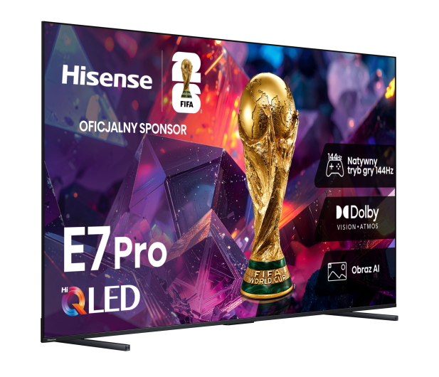 Hisense 100E7S PRO 100" 4K  QLED 144 Hz Smart TV Dolby Vision Atmos - 1527277 - zdjęcie 3